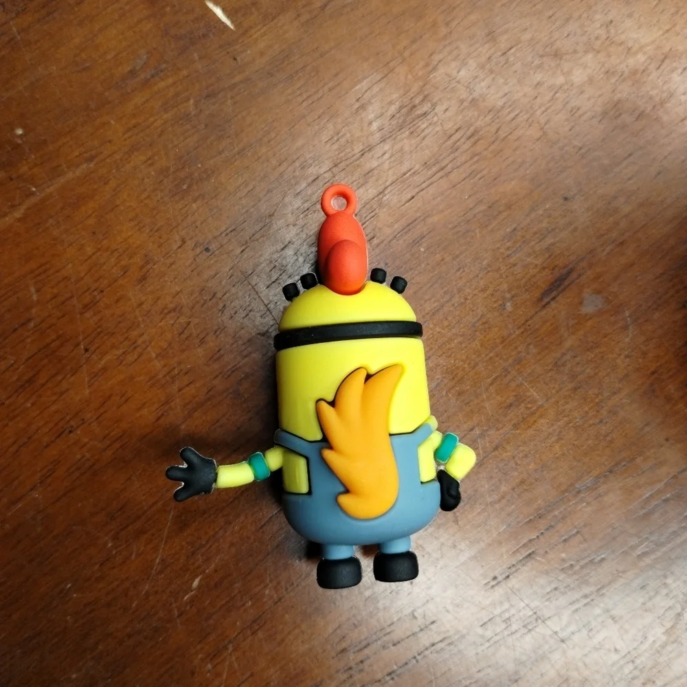 New Rooster Chicken Minion Figure Keychain